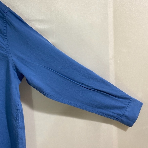 Michael Kors Men's Extra Large Blue Slim Fit Button Down Long Sleeve Dress Shirt - Picture 5 of 12